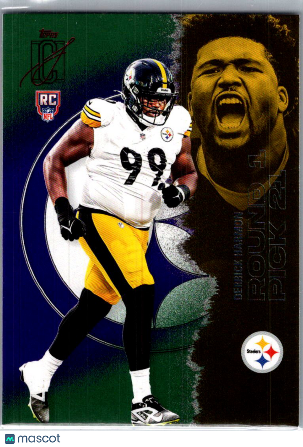 2025 Topps Chrome Derrick Harmon #150 Purple & Black RC