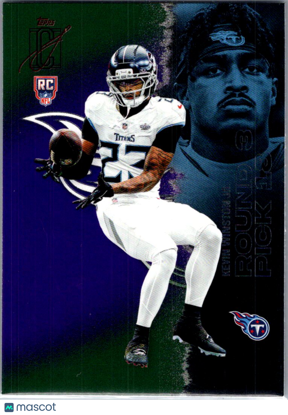 2025 Topps Signature Class Kevin Winston Jr. #212 Purple & Black RC