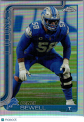 2025 Topps Chrome Football Penei Sewell #99 Refractor