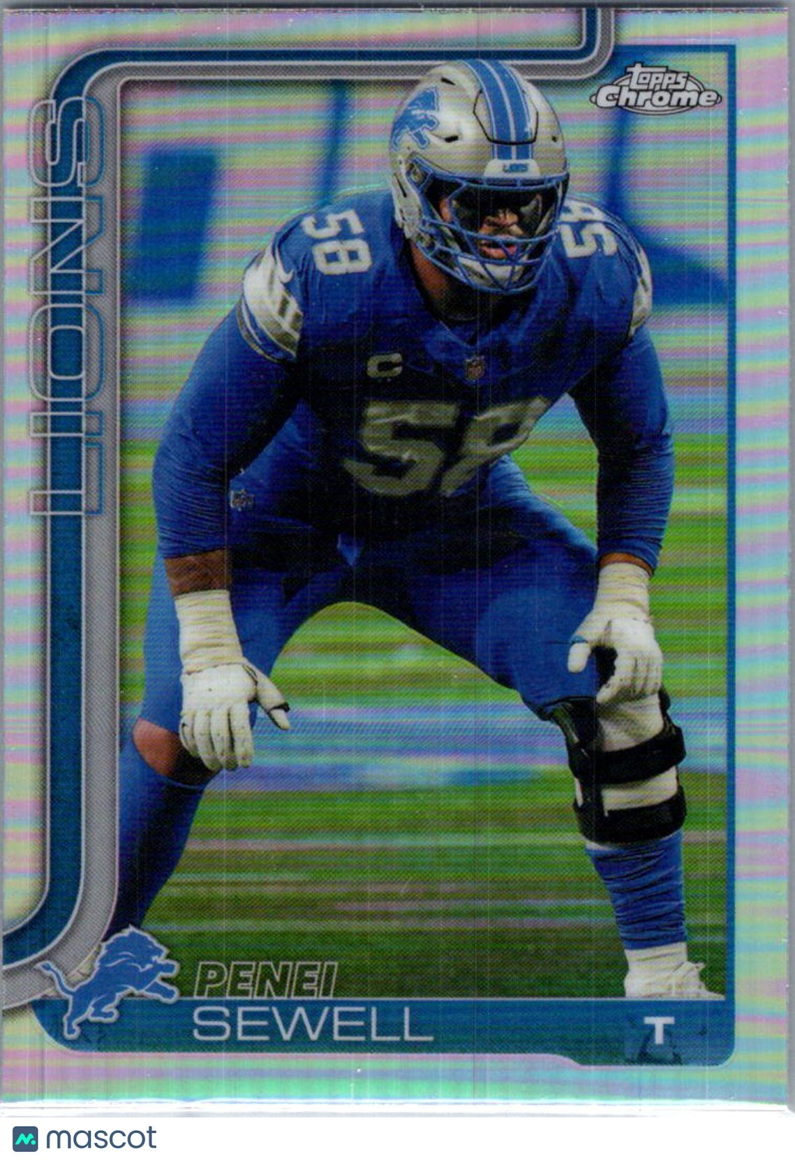 2025 Topps Chrome Football Penei Sewell #99 Refractor