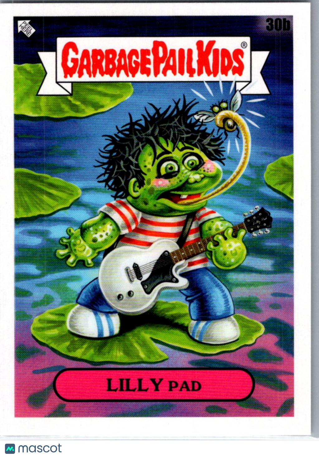 2025 Topps Garbage Pail Kids Green Day Lily Pad Sticker #30b