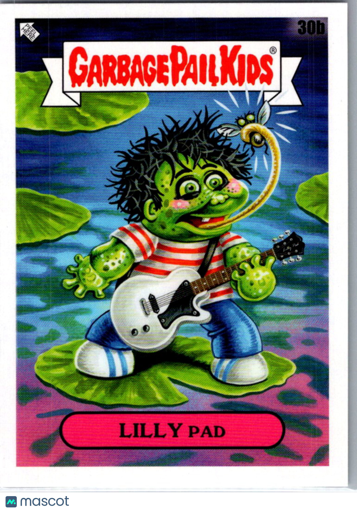 2025 Topps Garbage Pail Kids Green Day Lily Pad Sticker #30b