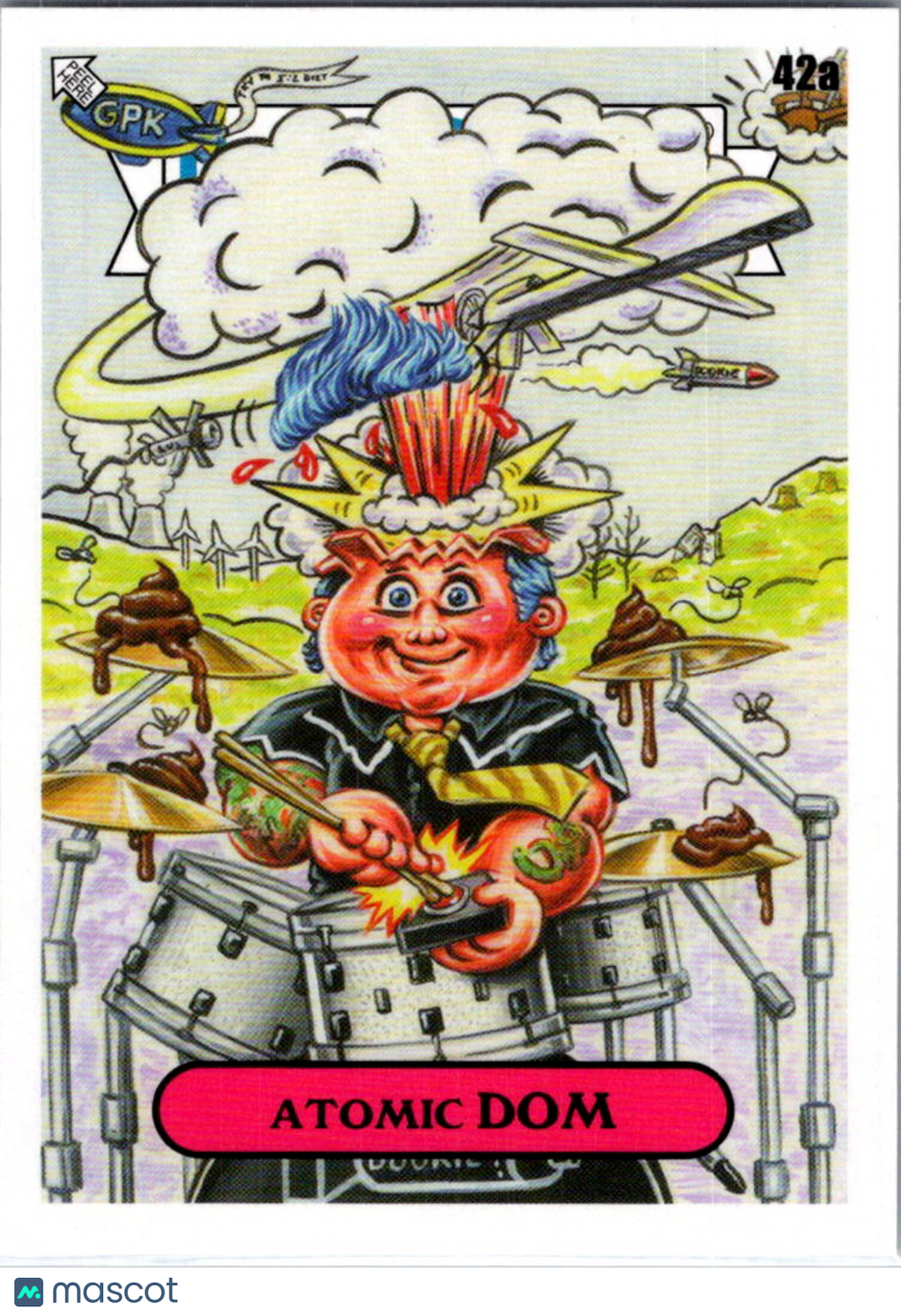 2025 Topps Garbage Pail Kids Green Day Atomic Dom #42a
