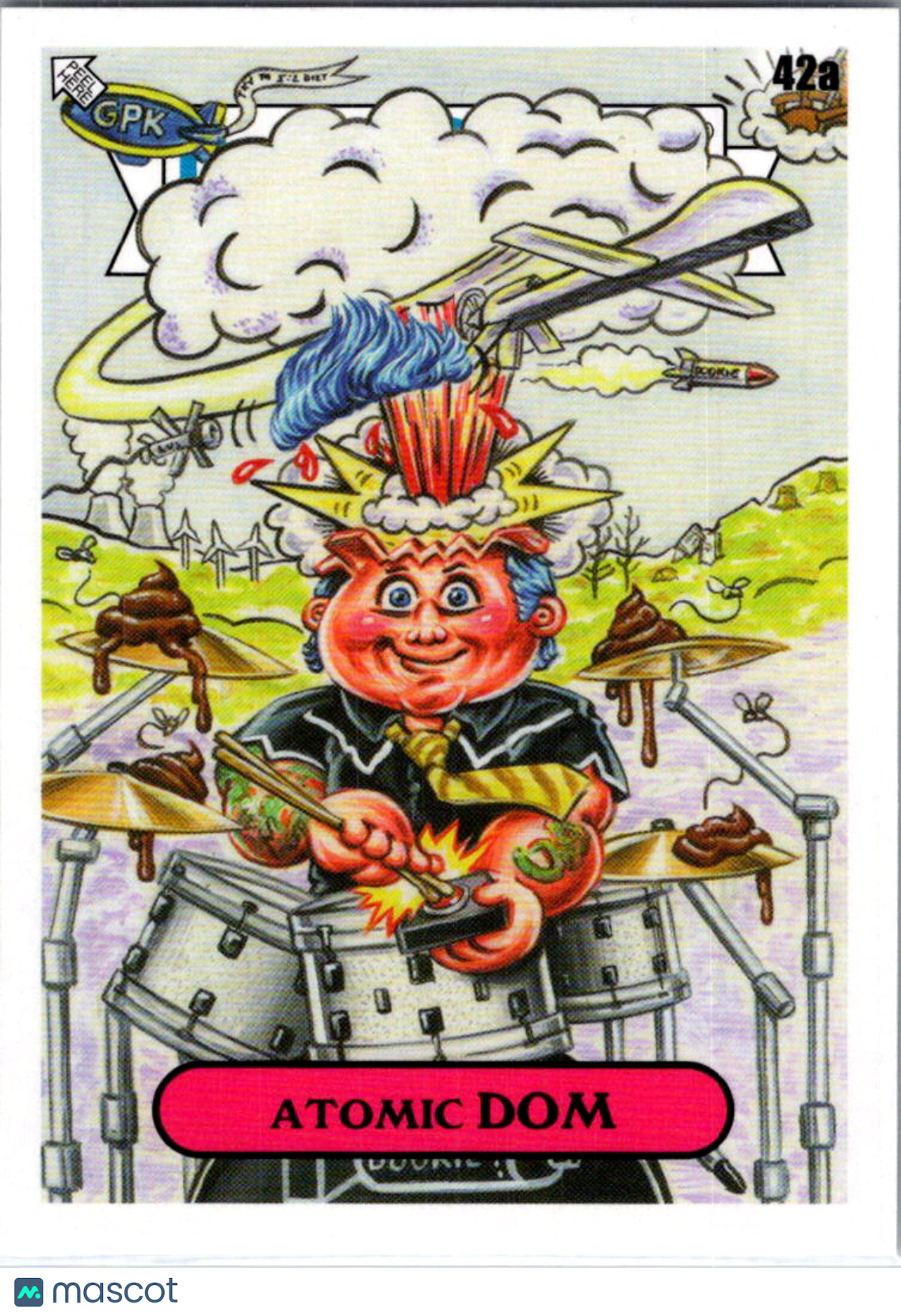 2025 Topps Garbage Pail Kids Green Day Atomic Dom #42a
