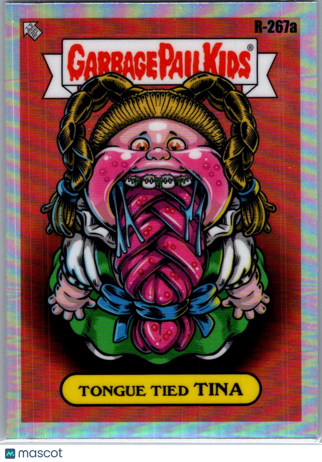 2024 Topps Garbage Pail Kids Tounge Tied Tina Sticker #R-267a