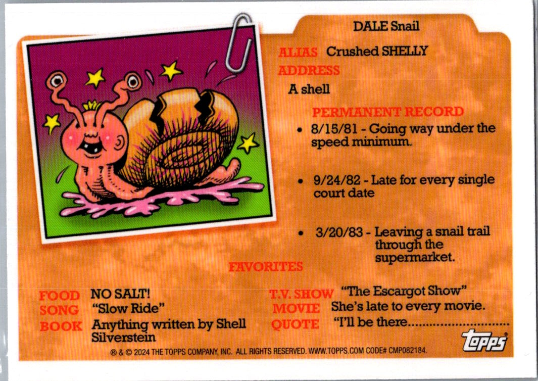 2024 Topps Garbage Pail Kids Tounge Tied Tina Sticker #R-267a