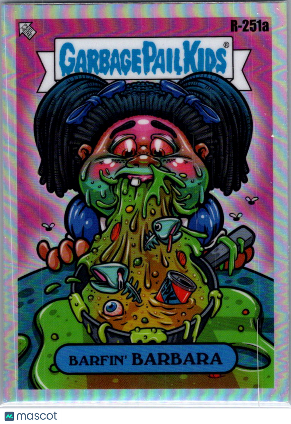 2024 Topps Garbage Pail Kids Chrome Barfin' Barbara #R-251a