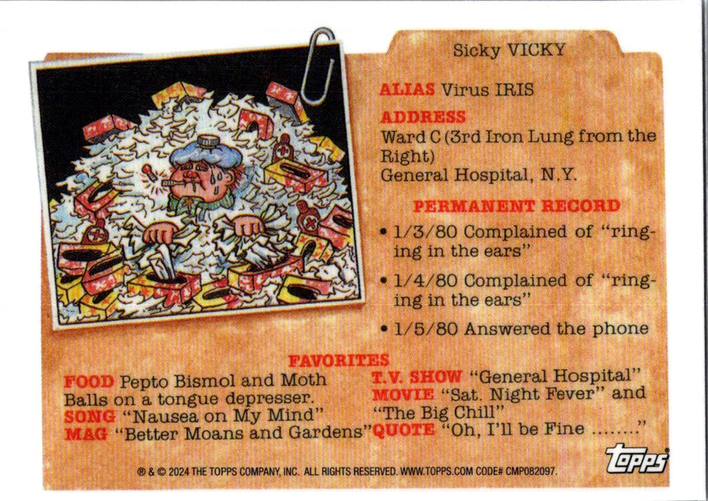 2024 Topps Garbage Pail Kids Chrome Cannibal Stu #270a