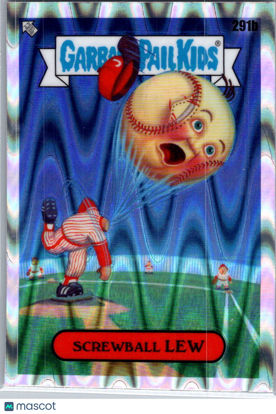2024 Topps Garbage Pail Kids Chrome Series 7 Screwball Lou #291b