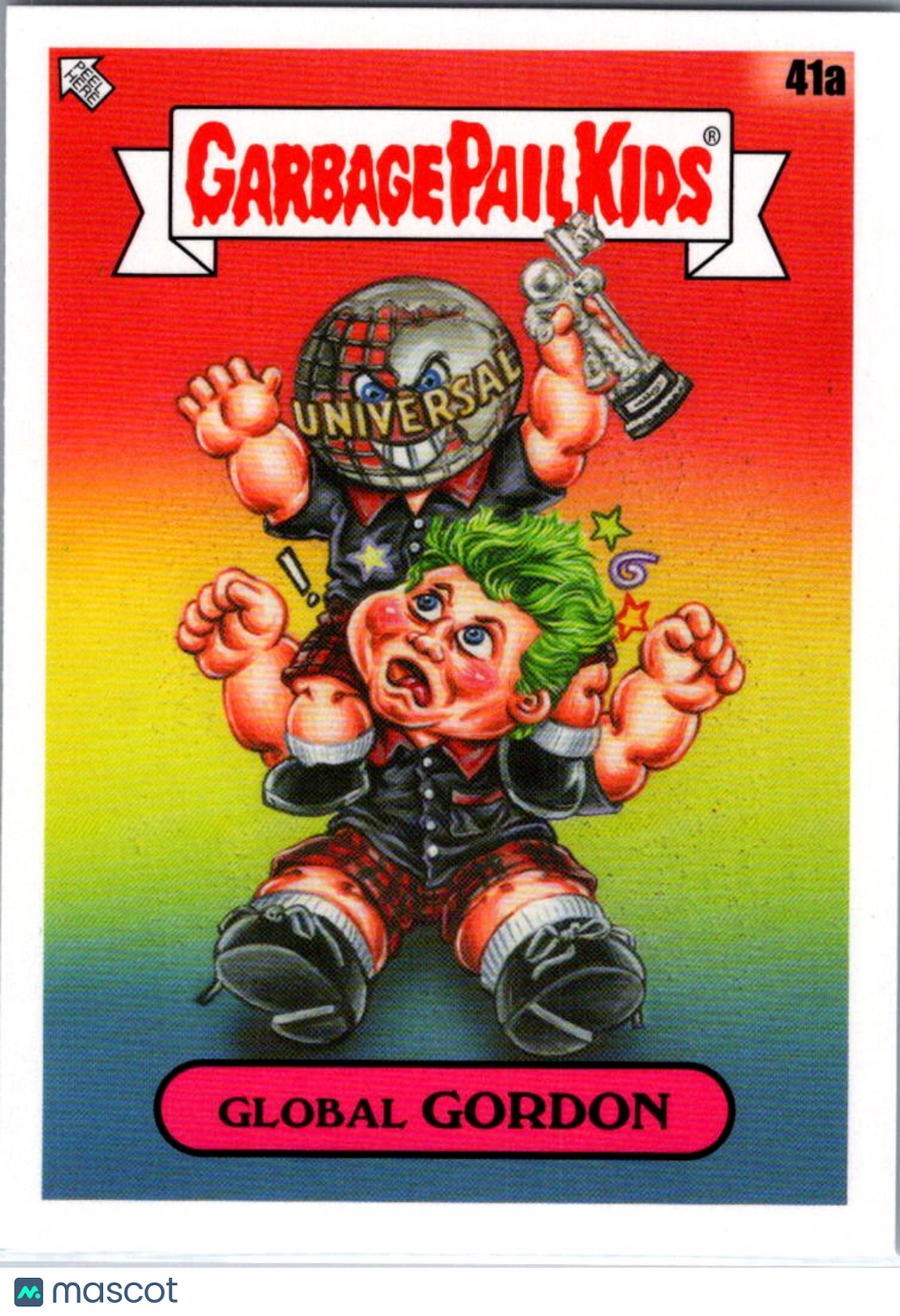 2025 Garbage Pail Kids Green Day Global Gordon #41a