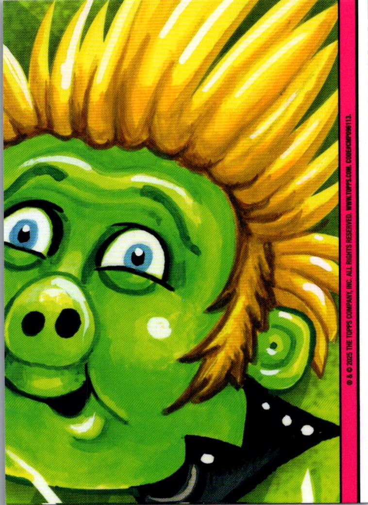 2025 Garbage Pail Kids Green Day Billie Bad Mouth #24b