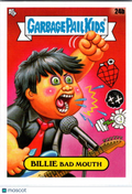 2025 Garbage Pail Kids Green Day Billie Bad Mouth #24b