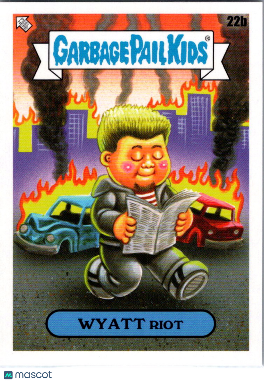 2025 Garbage Pail Kids Green Day Wyatt Riot #22b