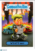 2025 Garbage Pail Kids Green Day Wyatt Riot #22b