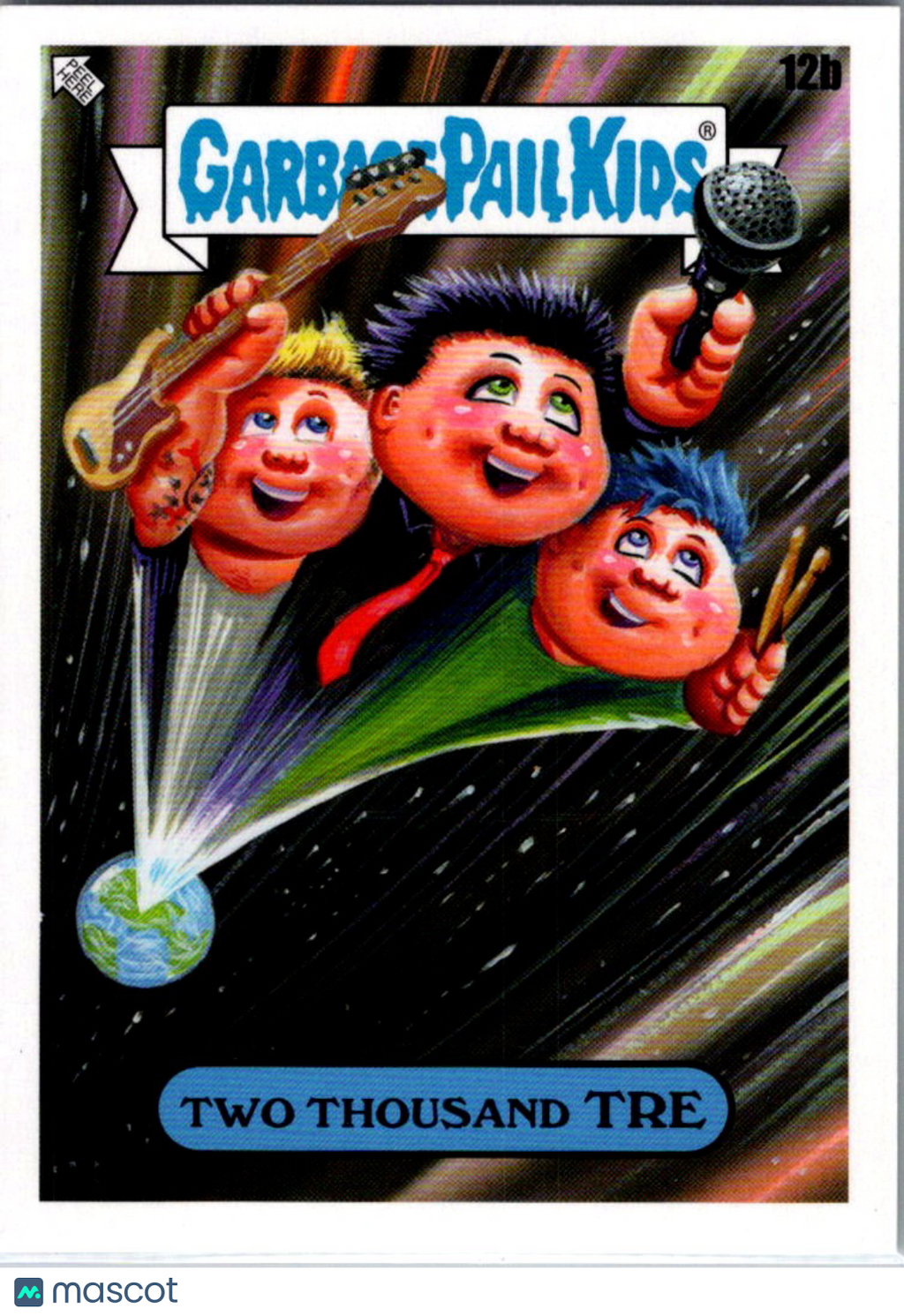 2025 Garbage Pail Kids Green Day Two Thousand Tre #12b