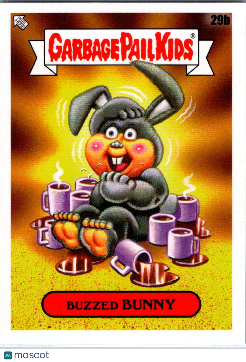 2025 Garbage Pail Kids Green Day Buzzed Bunny #29b