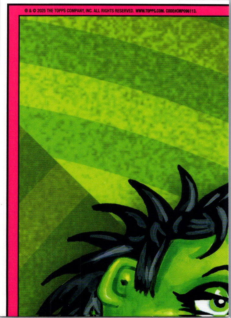 2025 Garbage Pail Kids Green Day Wheel Lee #28b