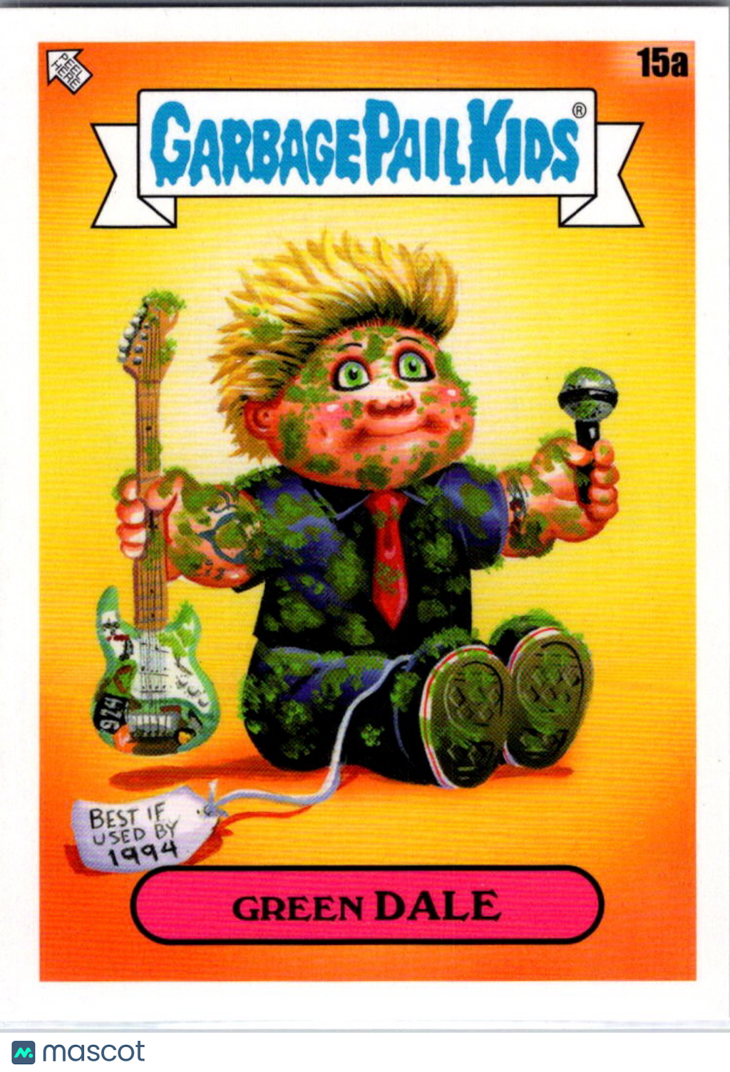 2025 Garbage Pail Kids Green Day Green Dale #15a