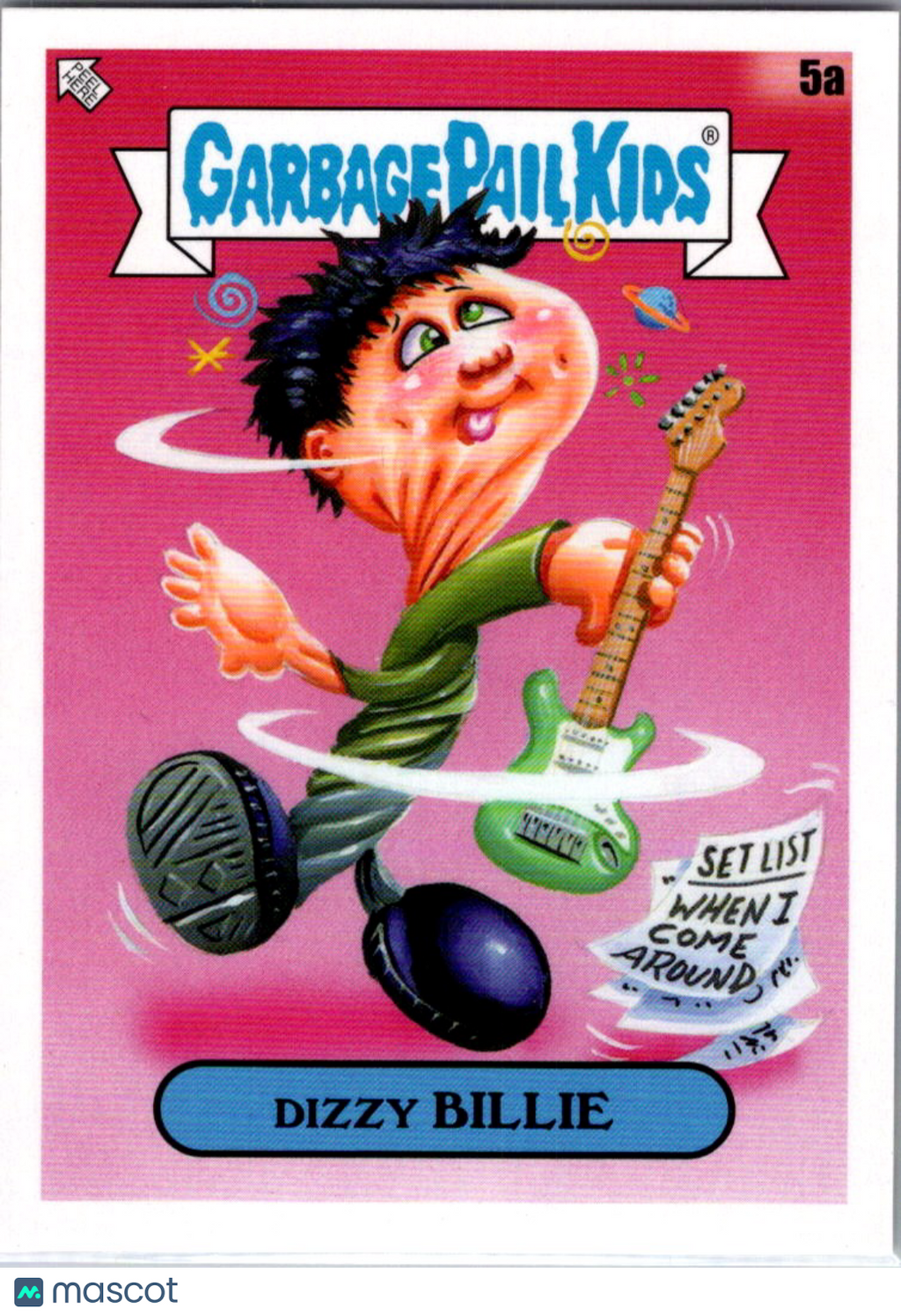 2025 Garbage Pail Kids Green Day Dizzy Billie #5a