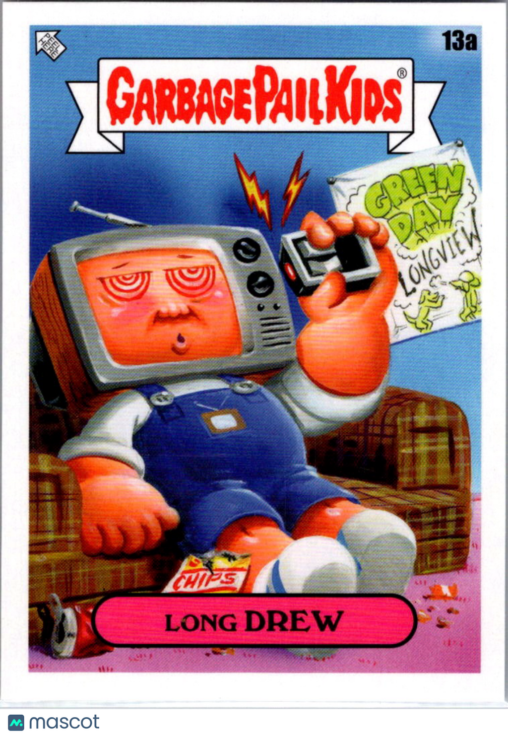 2025 Garbage Pail Kids Green Day Long Drew #13a