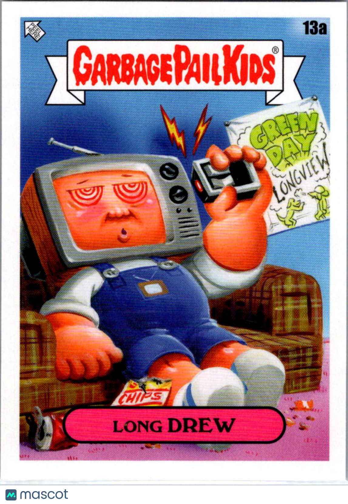 2025 Garbage Pail Kids Green Day Long Drew #13a