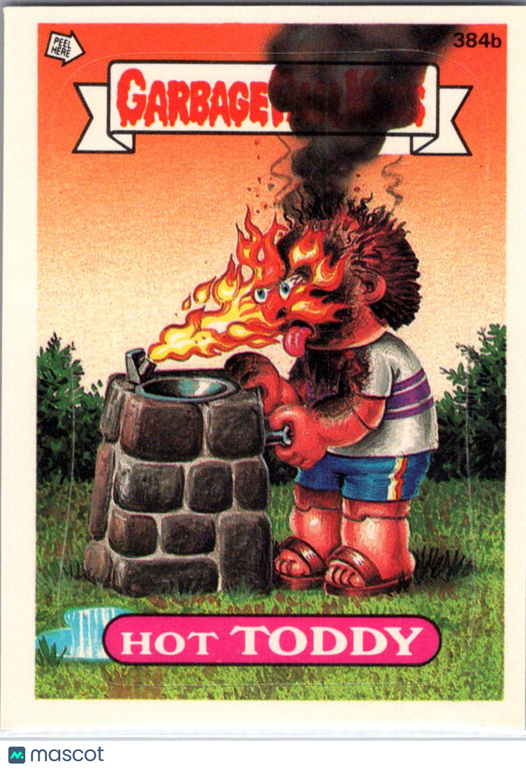 1987 Topps Garbage Pail Kids Original Series 10 Hot Toddy #384b