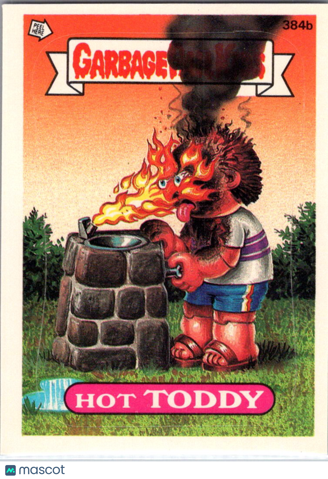 1987 Topps Garbage Pail Kids Original Series 10 Hot Toddy #384b