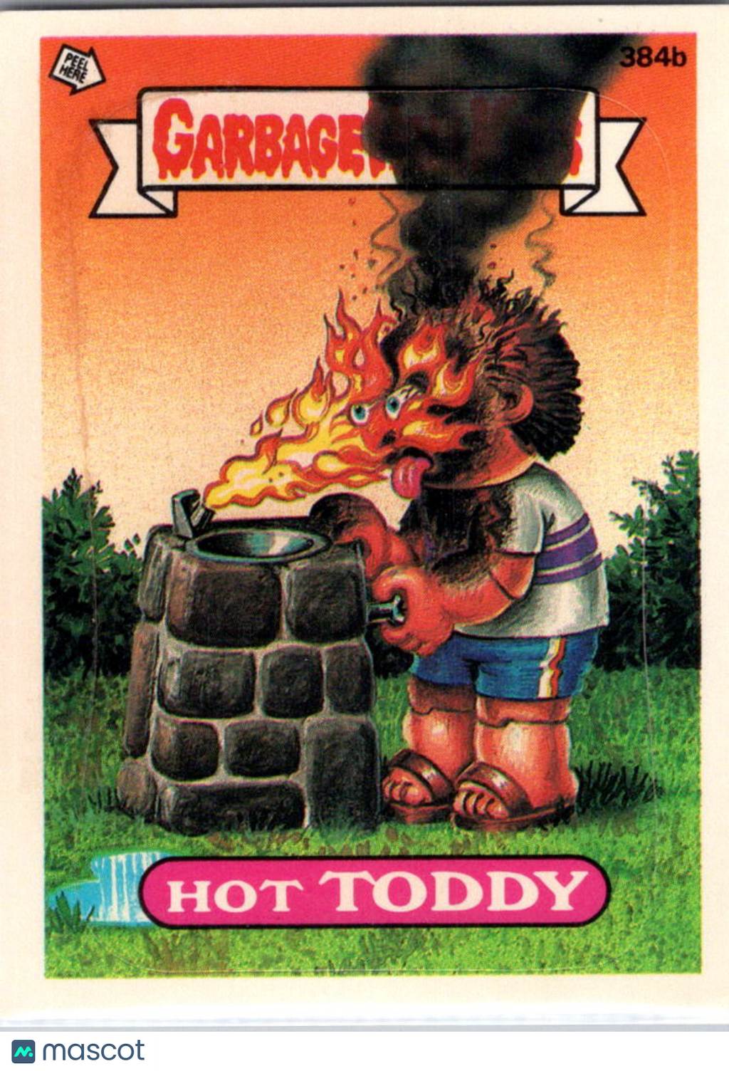 1987 Topps Garbage Pail Kids Original Series 10 Hot Toddy #384b