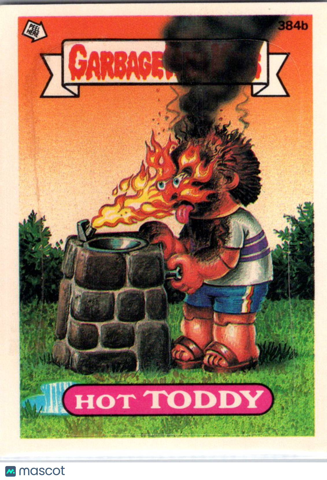 1987 Topps Garbage Pail Kids Original Series 10 Hot Toddy #384b