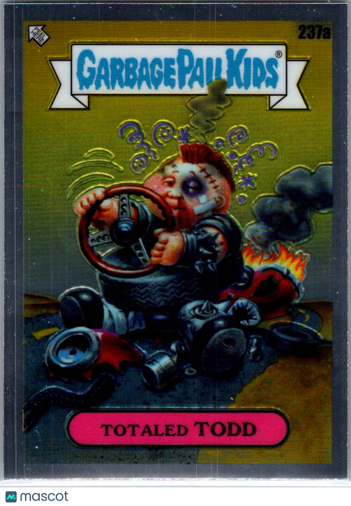 Totaled Todd 2023 Topps Garbage Pail Kids Chrome Series 6 #237a