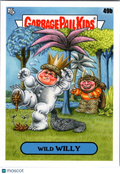 Wild Willy 2022 Topps Garbage Pail Kids Book Worms #49b