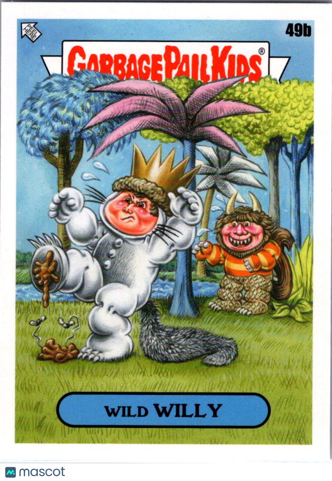 Wild Willy 2022 Topps Garbage Pail Kids Book Worms #49b