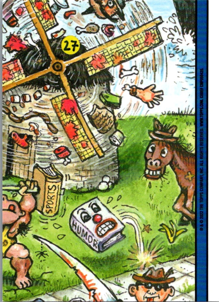 Jet Stream Jonathon 2022 Topps Garbage Pail Kids Book Worms Green Border #16a