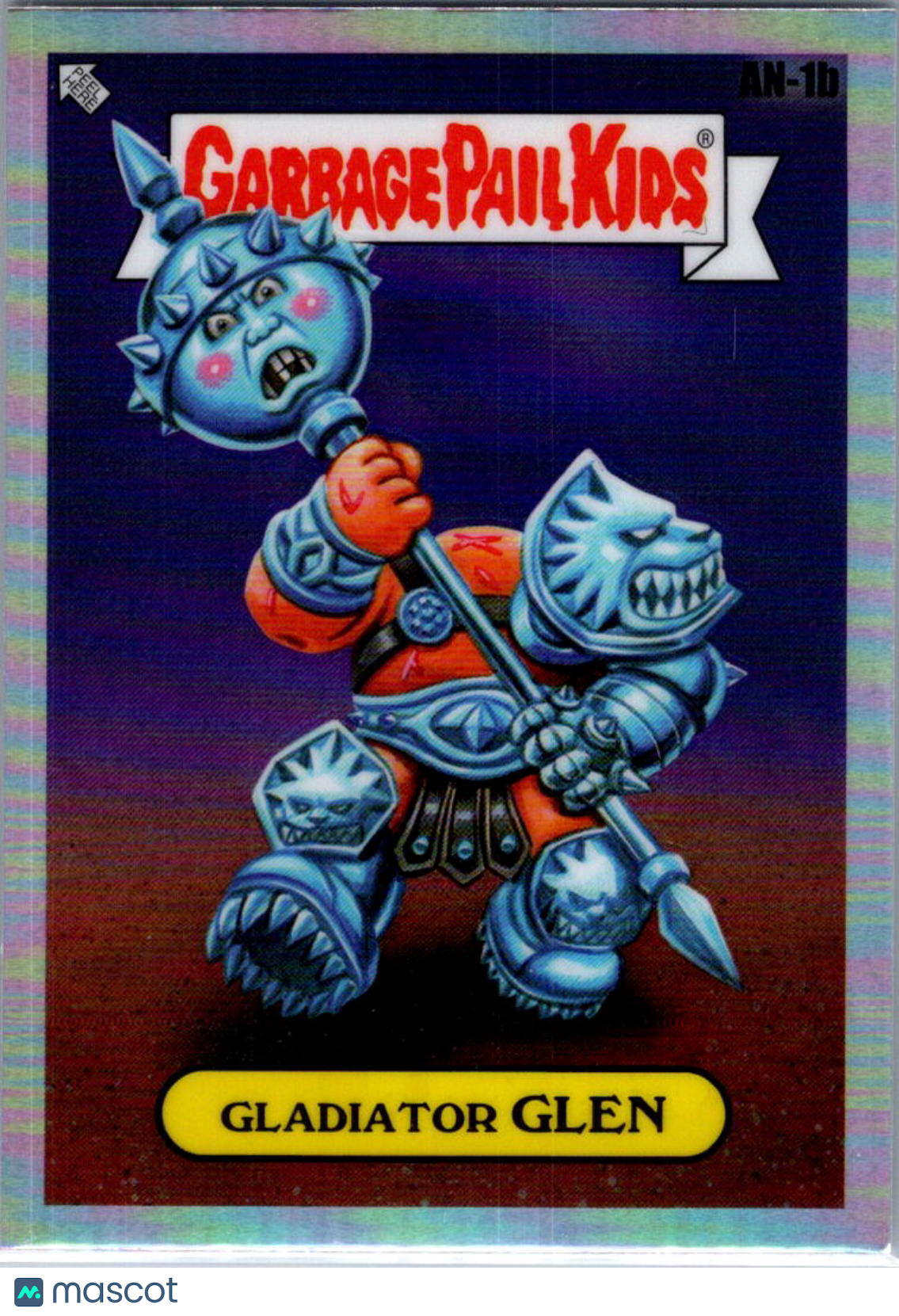 Gladiator Glen 2025 Topps Garbage Pail Kids Chrome Refractor #AN-1b