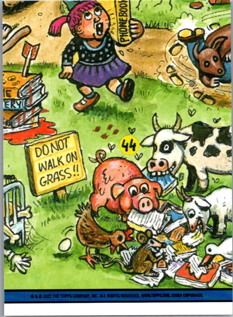 Big Brody 2022 Topps Garbage Pail Kids Book Worms Green Border #26b