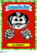 Big Brody 2022 Topps Garbage Pail Kids Book Worms Green Border #26b