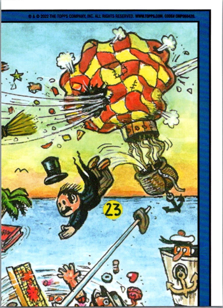Crappy Camilla 2022 Topps Garbage Pail Kids Book Worms Green Slime Border #8a