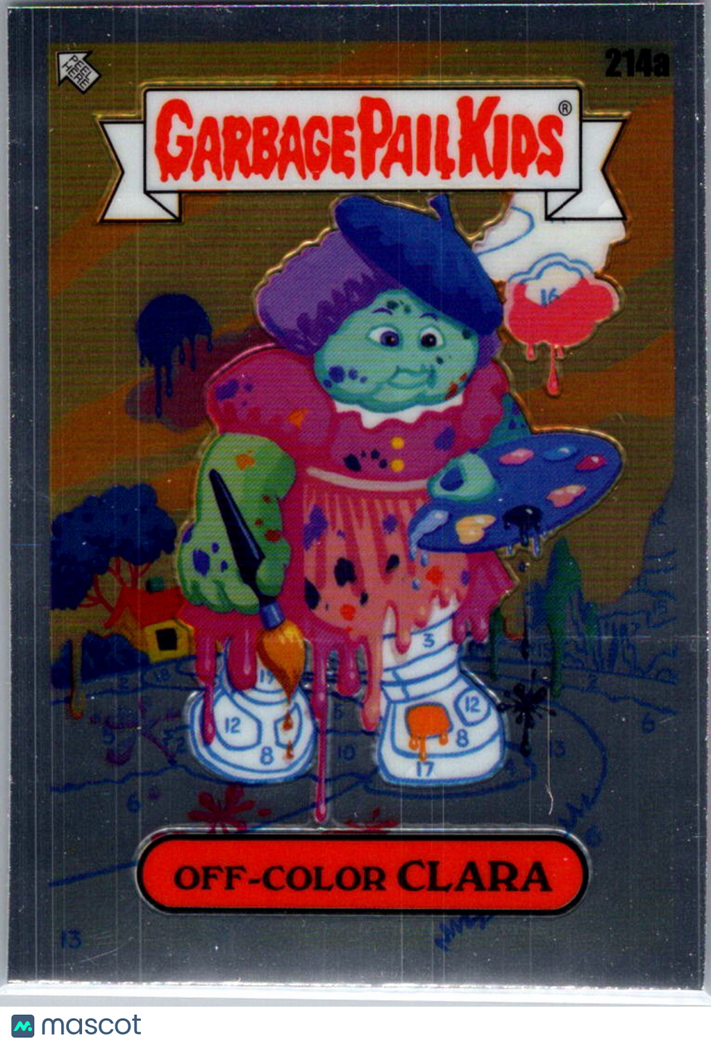2023 Topps Garbage Pail Kids Chrome Series 6 Off Color Clara #214a
