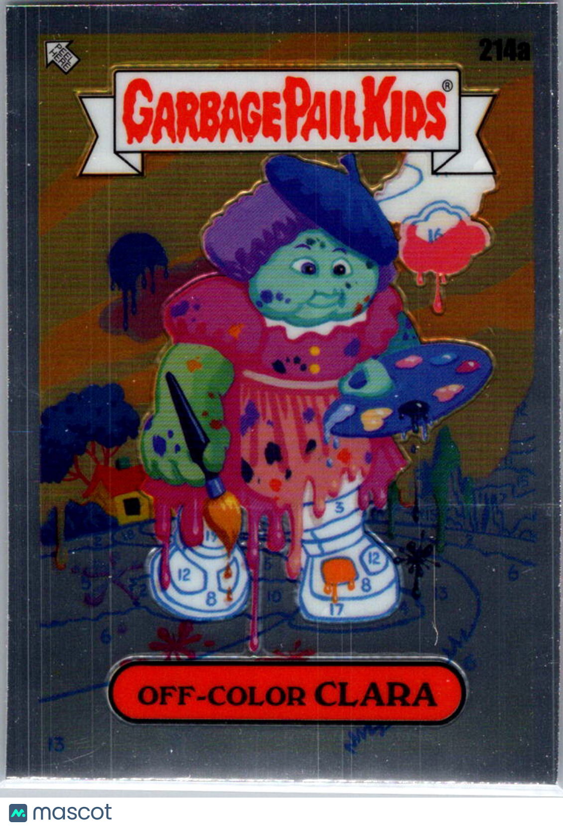 2023 Topps Garbage Pail Kids Chrome Series 6 Off Color Clara #214a