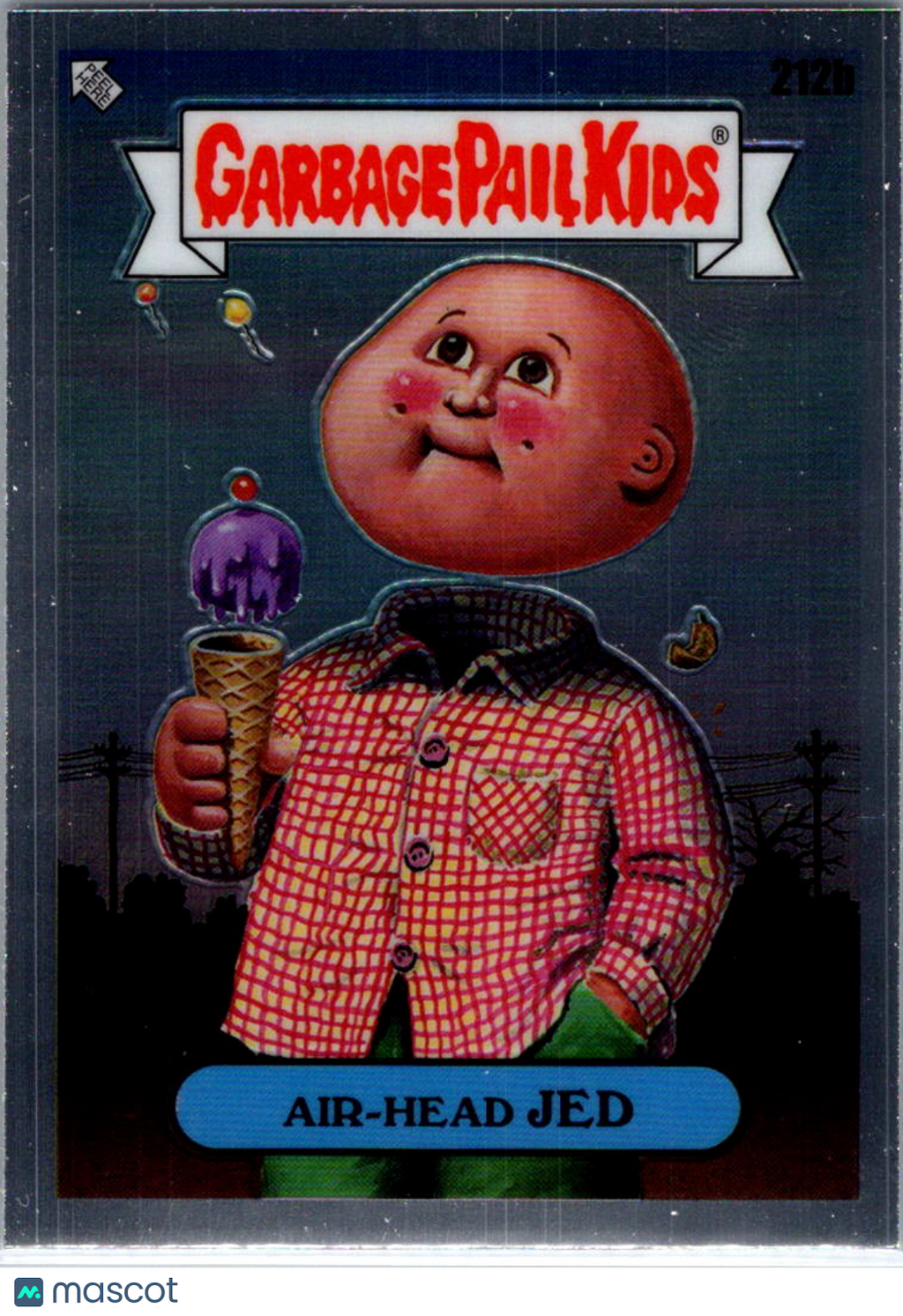 2023 Topps Chrome Garbage Pail Kids — Original Series 6 (OS6) Air-Head Jed #212b