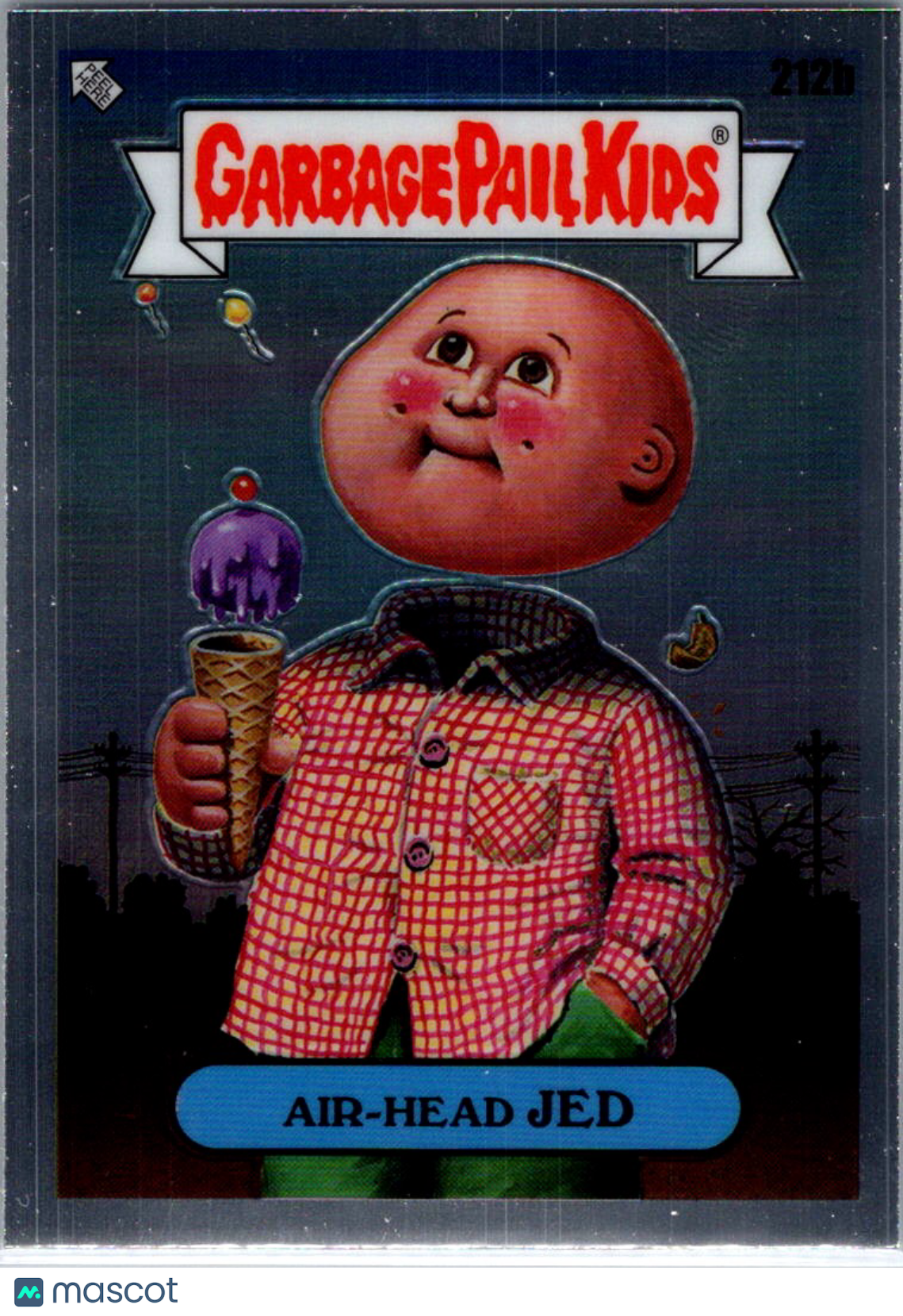 2023 Topps Chrome Garbage Pail Kids — Original Series 6 (OS6) Air-Head Jed #212b