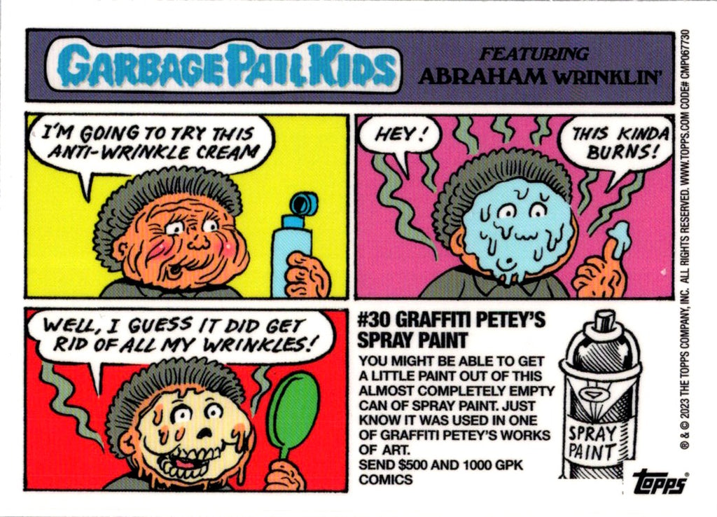 2023 Topps Chrome Garbage Pail Kids — Original Series 6 Liquid Met-AL #252b
