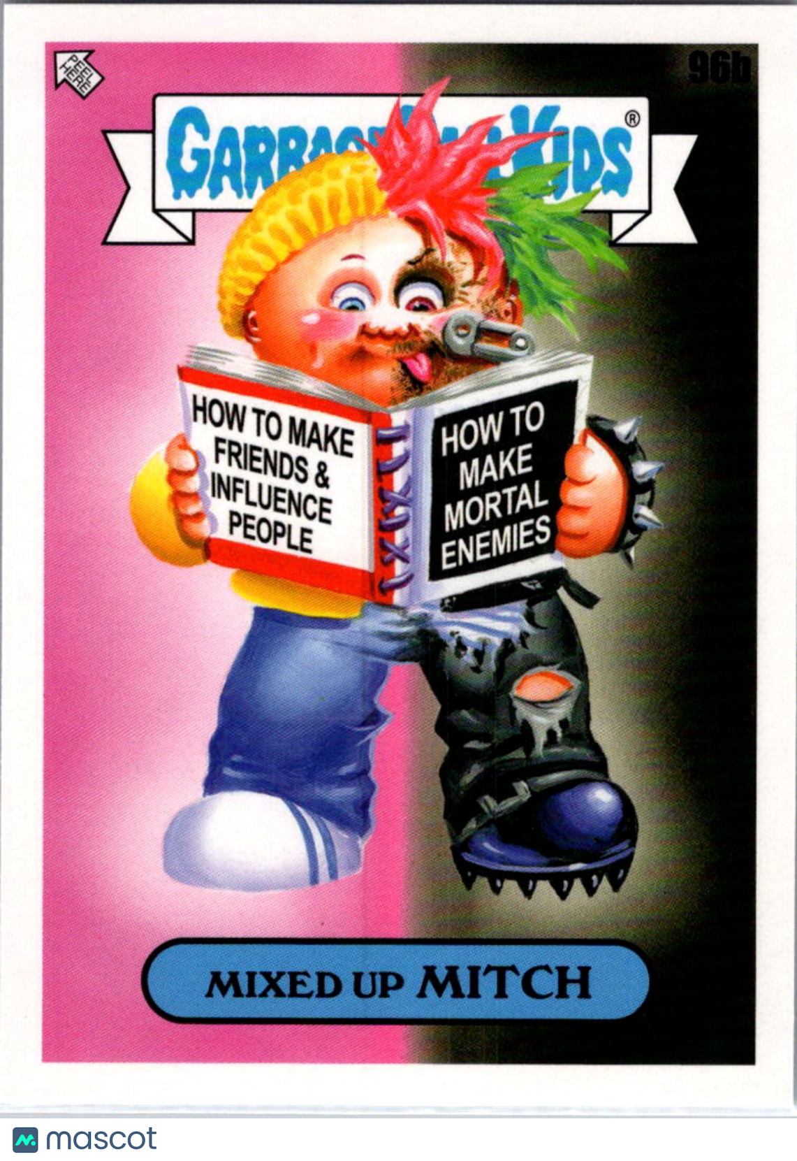 2022 Topps Garbage Pail Kids — Book Worms Mixed up Mitch #96b