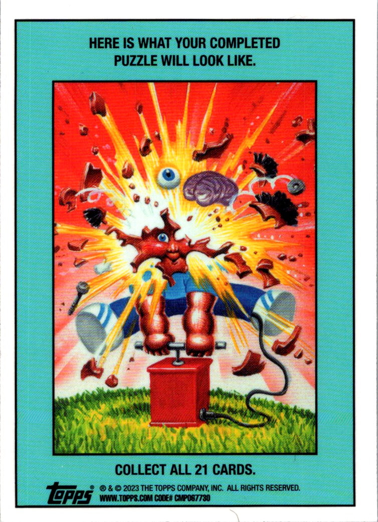 2023 Topps Chrome Garbage Pail Kids — Original Series 6 (OS6) Oliver Flow