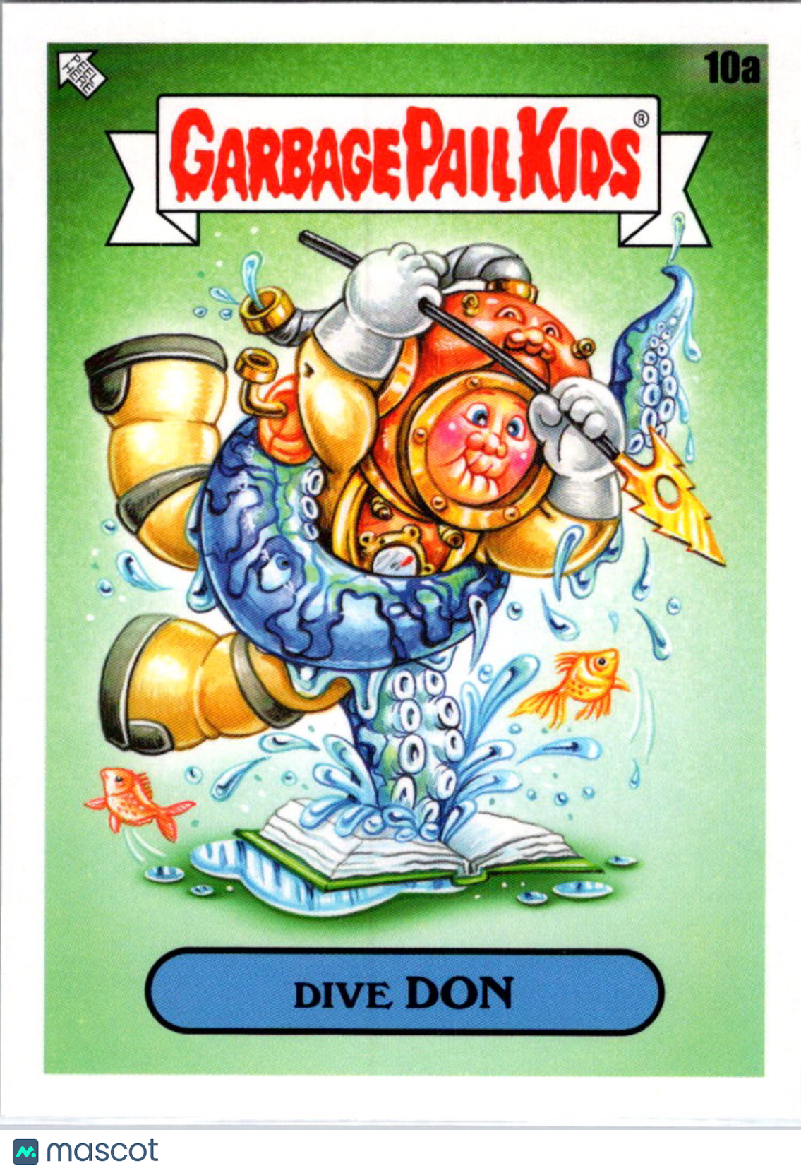 2022 Topps Garbage Pail Kids — Book Worms Dave Don #10a