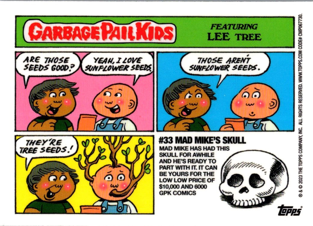 2023 Topps Chrome Garbage Pail Kids — Original Series 6 (OS6) Shish K. Bob #245a