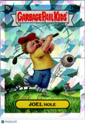 Joel Hole 2023 Topps Garbage Pail Kids Chrome Atomic Refractor #208a