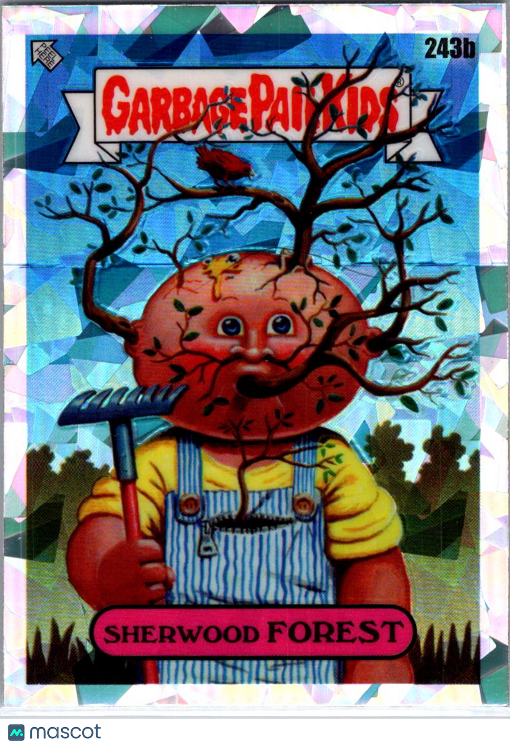 Sherwood Forest 2023 Topps Garbage Pail Kids Chrome Atomic Refractor #243b