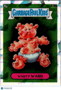 Warty Ward 2015 Topps Garbage Pail Kids 30th Anniversary Atomic Refractor #220b