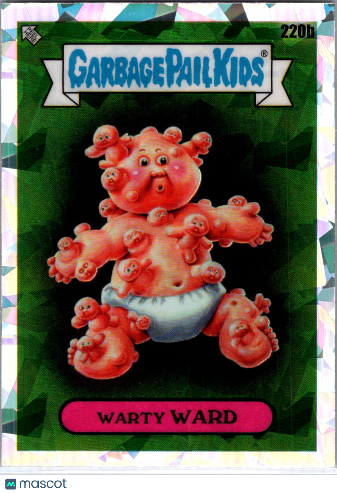 Warty Ward 2015 Topps Garbage Pail Kids 30th Anniversary Atomic Refractor #220b